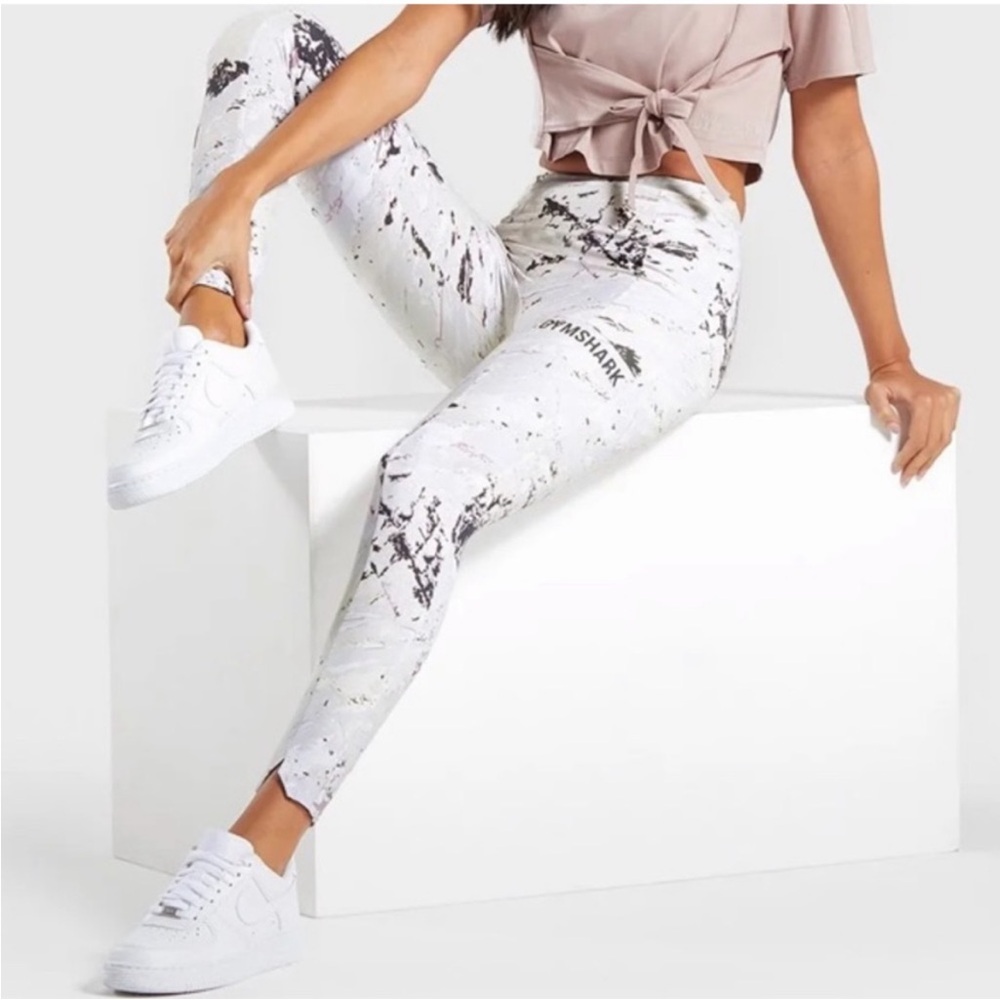 Women's Gymshark Ori Marble Leggings Size XS